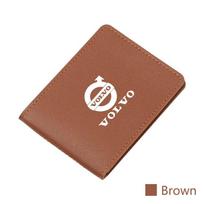 Car Driver License Holder Leather Credit Card Wallet Cover For Volvo ES90 EC40 EX40 EM90 XC90 V90 V60 XC60 V40 S80 S60 S90 C40 X