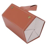 PU Leather Sunglasses Organizer Case Multiple Slots Foldable Design Travel Glasses Case Roll Up Design 5 Slots Eyewear Holder ruda