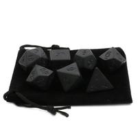 Game Game Toys Personality Black RPG Dice Set Educational Toy Number Dices Kit Polyhedral Dice black-7pcs/set juoda