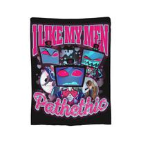Vox Hazbined Hoteled I love my men pathethic Blanket Coral Fleece Plush Textile Decor Soft Throw Blankets for Bed Couch Quilt 75x90cm