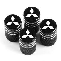 For Mitsubishi Asx Lancer Outlander Pajero Aluminum Alloy Car Wheel Tire Valve Caps Tyre Rim Stem Covers Airdust Waterproof