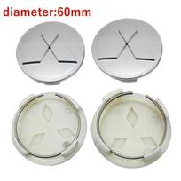 For Mitsubishi Ralliart Lancer ASX Colt Pajero Outlander Eclipse Delica 4pcs/set Car Wheel Center Hub Caps Hubcaps Accessories