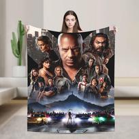 Fast And The Furious Dominic Toretto Racing Blankets Flannel Textile Decor Super Soft Throw Blankets for Sofa Outdoor Rug Piece 75x90cm