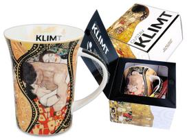 Kubek Porcelanowy Gustav Klimt Kolaż Elegancki Prezent Do Kawy Dom