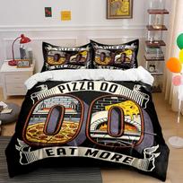 Pizza, oven, cheese, slices. Bedding sets Duvet cover sets Duvet covers Pillowcases(1 * Duvet Cover 2 * Pillowcases, without duvet insert) 135x200cm