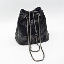 Fashion One-shoulder Messenger Bucket Bag Silver Sequined Bucket Evening Bag Women crossbody purses and handbags luxury designer 16x10x16cm juoda