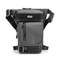 Waterproof Bum Belt Drop Leg Bag Motorcycle Nylon Messenger Thigh Bag Motorcycle Rider Fanny Pack Travel pilka