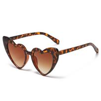 Heart Shaped Sun Glasses Luxury Vintage Love Black Red Eyeglasses Women Cat-Eye Shaped Female Sun Glasses Men Oversize Shade Other
