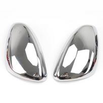 Automobilio galinio vaizdo veidrodėlio apdailos dangteliai Peugeot 208 2015-2019 2008 2014-2018 208GTI 2014 Šoninių durų galinio vaizdo veidrodėlio dėklas Anglies pluošto ABS Priedas. sidabras