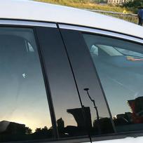Skirta Renault Fluence 2011-2015 Langų apdailos dangteliai Centrinės kolonos B C stulpelių lipdukas Automobilio priedai juoda
