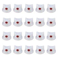 20 Pcs Plastic Spray Nozzles White Spray Paint Replacement Cover For Bottle Spray Heads For Spray Cans Car Accessories