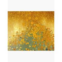 The Golden Flower Garden tapestry by Gustav Klimt 75x100 juoda