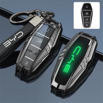 Automobilio rakto dėklas, dangtelis, laikiklis, apsauga BYD Tang EV600 Han EV Yuan ATTO 3 Song PLUS Pro MAX DMI Qin Seal Dolphin priedas pilka