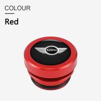 Car Cigarette Lighter Cover Button Protector Case Dust Cap Interior Accessory For BMW Mini Cooper S R55 R56 R50 R53 R60 F55 F56 raudona