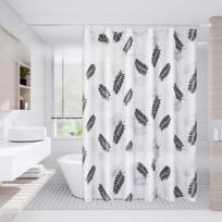 Yipan No-Drill Shower Curtain Set with Rod