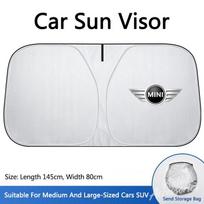 Automobilio saulės skydelis Sulankstomas apsaugos nuo saulės priekinio stiklo uždangalas BMW Mini Cooper Countryman Clubman R55 R56 R60 F54 JCW Automobilio aksesuaras