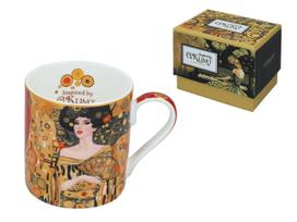 Kubek Ceramiczny Gustav Klimt Kobieta Z Wachlarzem Malarstwo Prezent Box