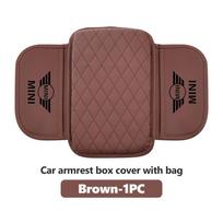 Leather Car Armrest Box Center Console Protection Storage Pad For MINI Cooper R60 R56 F56 F55 F57 F60 Countryman Convertible