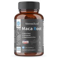 Maca šaknies ekstrakto maisto papildas, su multivitaminais, ožragės ekstraktu, 120 kapsulių 120 Capsules