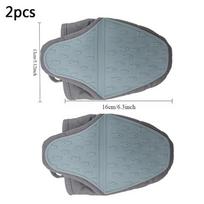 1pair Heat Resistant Silicone Kitchen Mini Oven Mitts High Temperature Oven Microwave Non-Slip Grip Surfaces Kitchen Tool