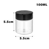 Simple Plastic Seasoning Jar Portable 100/160/250ML Pepper Shaker Empty Condiment Storage Bottle BBQ