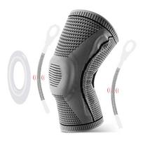 1pcs Knee Support Men Women Knee Brace with Side Stabilizers Silicone Pad Sports Knee Sleeves for M pilka