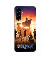 Case - Maniacase - Samsung Galaxy A26 - Silicone - Soft - One Piece Manga Anime juoda