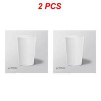 Simple Toothbrush Mouthwash Cups Durable Frosted Household Plastic Couple Mouthwash Cup Multipurpose Large Capacity Drinking Cup 2pcs balta