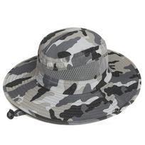 Nuotykių kepurės vyrams ir moterims Vasarinės apsaugos nuo saulės Žvejo kepurės Alpinizmo plačiabrylės kepurės nuo saulės adjustable 55-60cm šviesiai pilka spalva