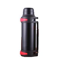 1600-3000 ml didelio termoso butelio vakuuminės kolbos nerūdijančio plieno hidroizoliuotas vandens terminis puodelis su dirželiu 48 valandų inhaliacija 1600ML juoda