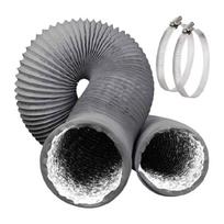 Nuolatinis aliuminio PVC kompozitinis ventiliacijos žarna 150mm virtuvės ištraukimui ir vonios vėdinimui