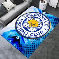 2025 Naujas Lesterio miesto futbolo klubo Kilimas Svetainės Miegamojo Namų Sofos Dekoravimui, Vaikų žaidimų Neslystantis Grindų Kilimėlis70 40x60cm( 15x23in )