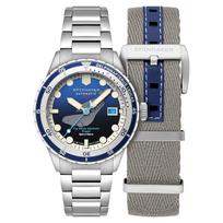 Hass Automatic Automatic 30 ATM Water Sapphire Blue [SPINNAKER] Watch, Winding, Resistant, Crystal, Dial, SP-5128-33, Men's [Authentic] mėlyna