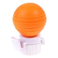 Inflatable Cola Pump Air Tight Drink Sealer Bottle Stopper Soda Cap Beverage Saver oranžinė