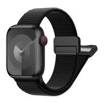 Nylon Loop Straps for Apple watch 10 band 40mm 45mm 44mm 49mm 41mm 42mm Magnetic bracelet iWatch series 9 8 4 7 6 5 3 ultra 2 se S10-42mm 38 40 41mm juoda