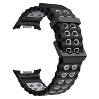 For Samsung Galaxy Watch 8 Strap 40mm 44mm Two color Sport silicone Marine belt Bracelet correa Galaxy Watch 8 classic 46mm band Galaxy Watch 8 44mm