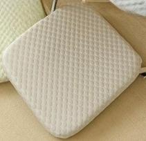 Summer Ice Silk Memory Foam Seat Cushion Breathable Cooling Pad for Office Chair Student Chair Thickened Butt Pad 40x40cm pilka spalva