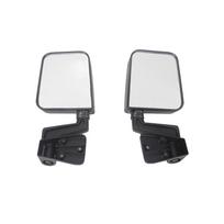 For Jeep Wrangler TJ 1996-2006 Manual Rearview Mirror Left & Right Side Rear View Mirrors