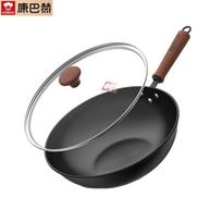 KOBACH 30cm Uncoated Refined Iron Stir-Fry Wok