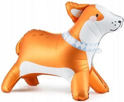 Balon Foliowy Stojący Pies Piesek Corgi Karta Właściciela Urodziny 88X70Cm