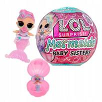 Lol. Surprise Mermaids Baby Sisters Lalka Syrenka Kula Niespodzianka