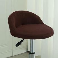 Elastic Bar Chair Cover Thickened Integrated High Stool Cover Removable Non-slip Dining Chair Cover kava