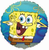 Balon Foliowy Spongebob Kanciastoporty Bajka Urodziny Party Dekoracja 45Cm