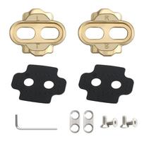 Splint Set Bicycle Pedal Lock Tabs Bicycle Pedal Cleat Bike Shoes Cleats Crank Cleats Screw Set geltona