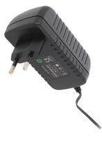 Zasilacz Wtyczkowy Adapter Sieciowy 12V 2A 24W Czarny Wtyk Dc 2.5/5.5 Mm