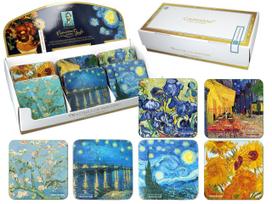 Ekspozytor 36 Podkładek Korkowych Van Gogh Mix Wzorów Podstawki Zestaw