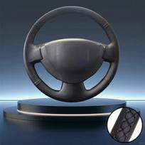Pynimas Mikropluošto Odos Automobilio Vairo Dangtelis Renault Logan 1 Sandero 1 Clio 2 Lada Largus 1 Nissan Almera 3 (G15) gray