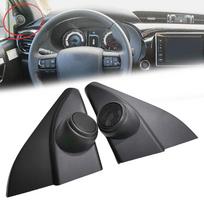 2PCS Car Front Door Speaker Tweeter Cover Cap Trim Panel For Toyota Hilux 2016-2019 For Fortuner 2016-2019 China Mainland