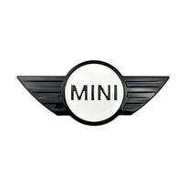 Automobilio emblemos galinė priekinė emblemos dangtelio logotipas Mini F55 F56 F60 Cooper R50 R52 R53 R56 R57 JCW F54 R58 R60 COUNTRYMAN 15.1x6.5cm