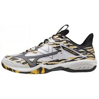 Mizuno Wave Claw Neo Badminton Shoes Unisex Black White Yellow 71GA227000 36